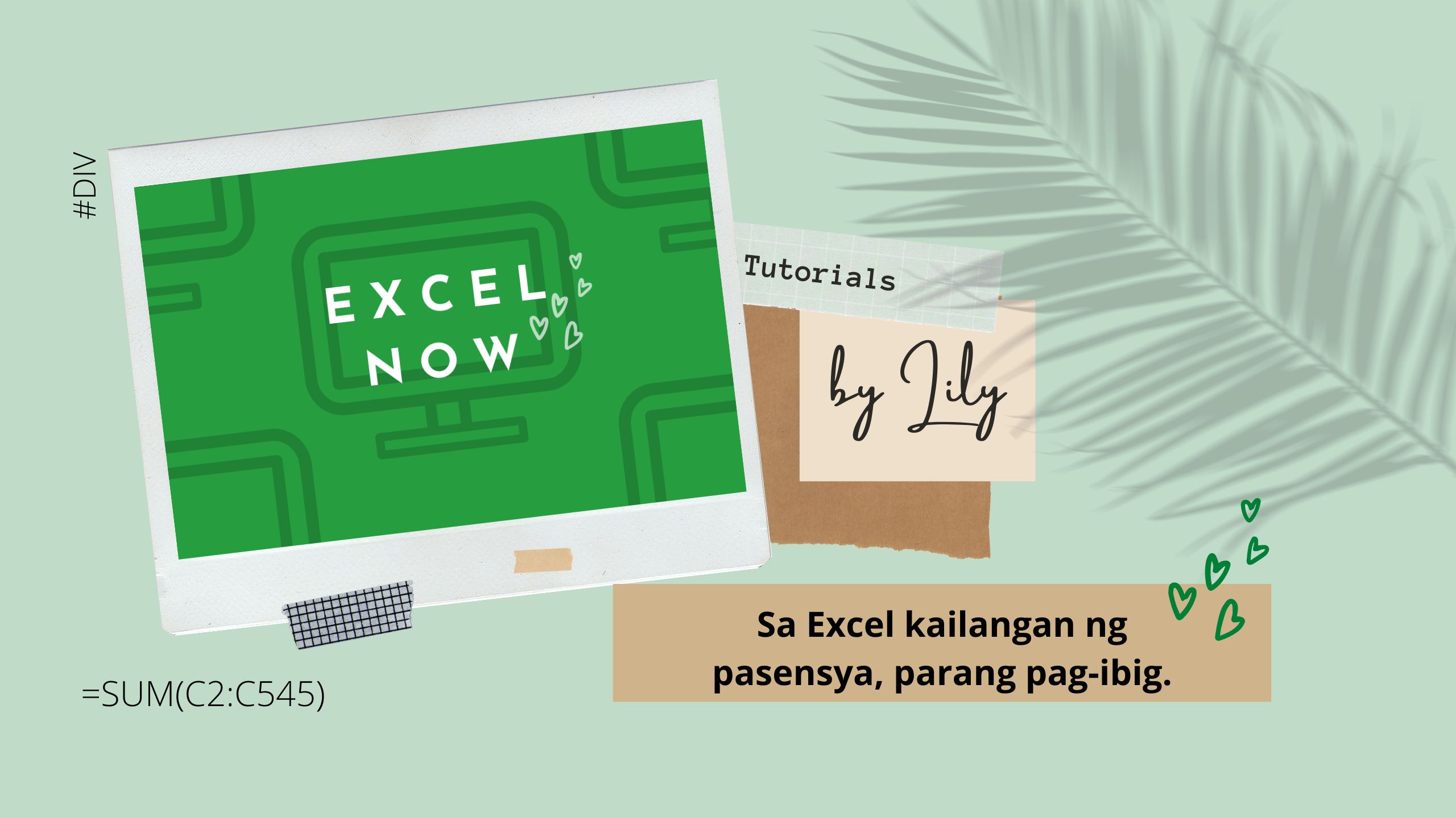 Microsoft Excel Tutorial Libot Tayo